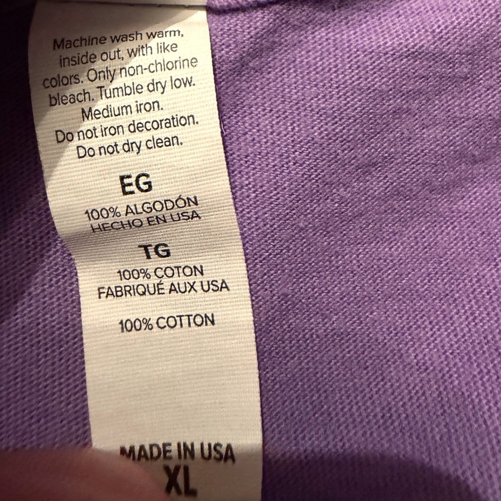 Twitch Logo V-Neck T-Shirt Bella Canvas Purple Mens XL Gaming Streaming Tee - Picture 8 of 8